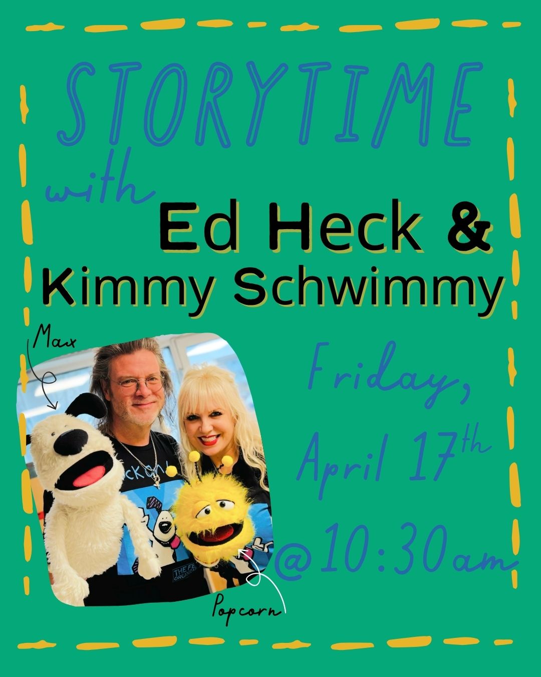 Storytime with Ed Heck & Kimmy Schwimmy