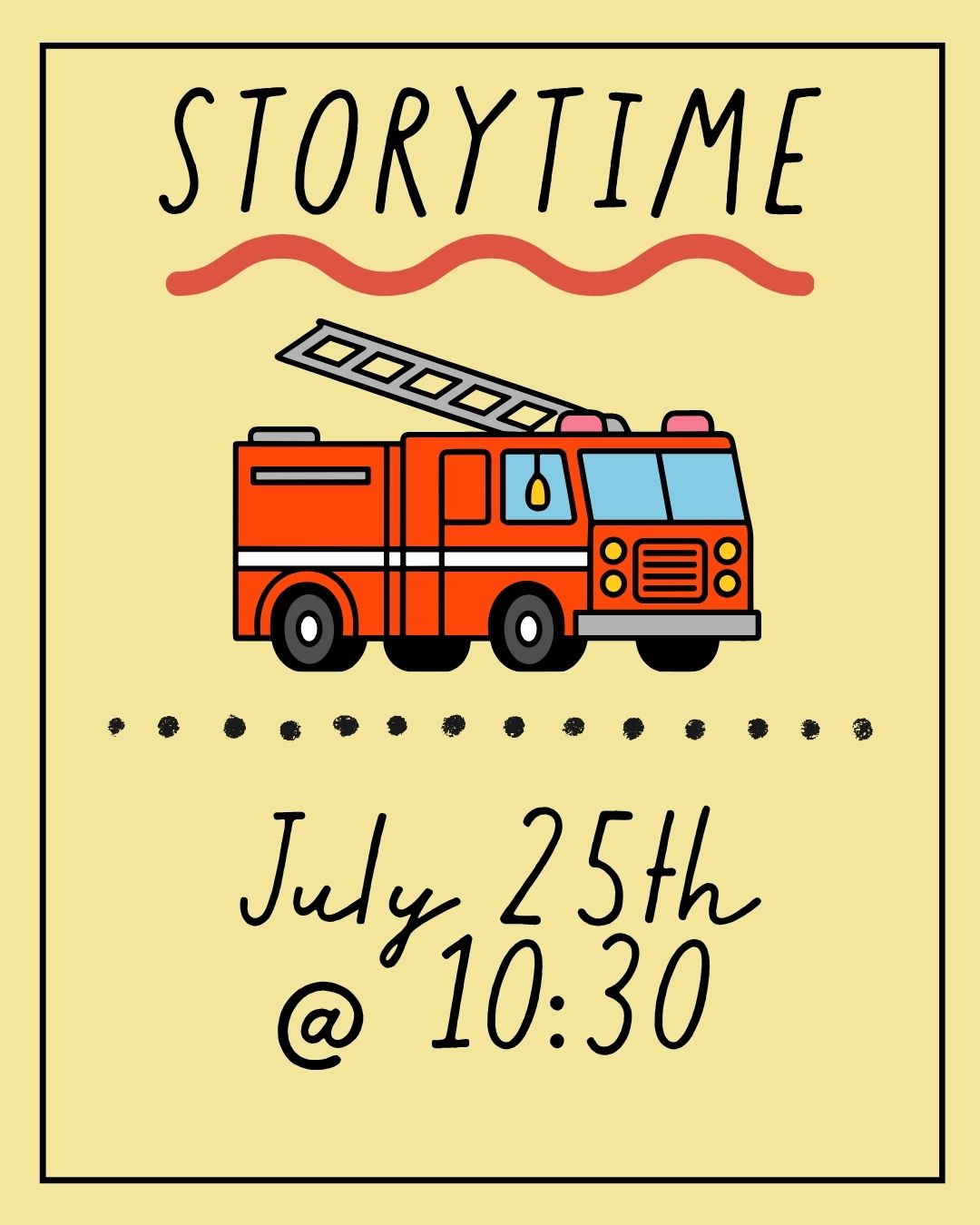Storytime with the Gainesville Fire Dept.