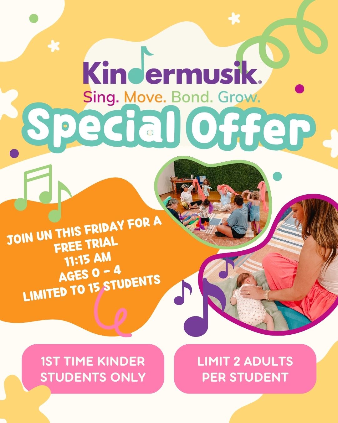 FREE Kindermusik Class